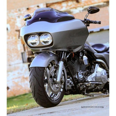 Native Custom Baggers 180/200 mm Wide Pitbull Pro Front Tire & Tree Kit for 84-13 FLH/T