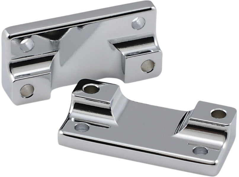 Chrome FLSTF Fat Boy Front Fender To Touring Fork Adapters 84-13 Harley Touring