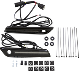 Ciro LED Saddlebag Hinge Covers Harley 14-Up