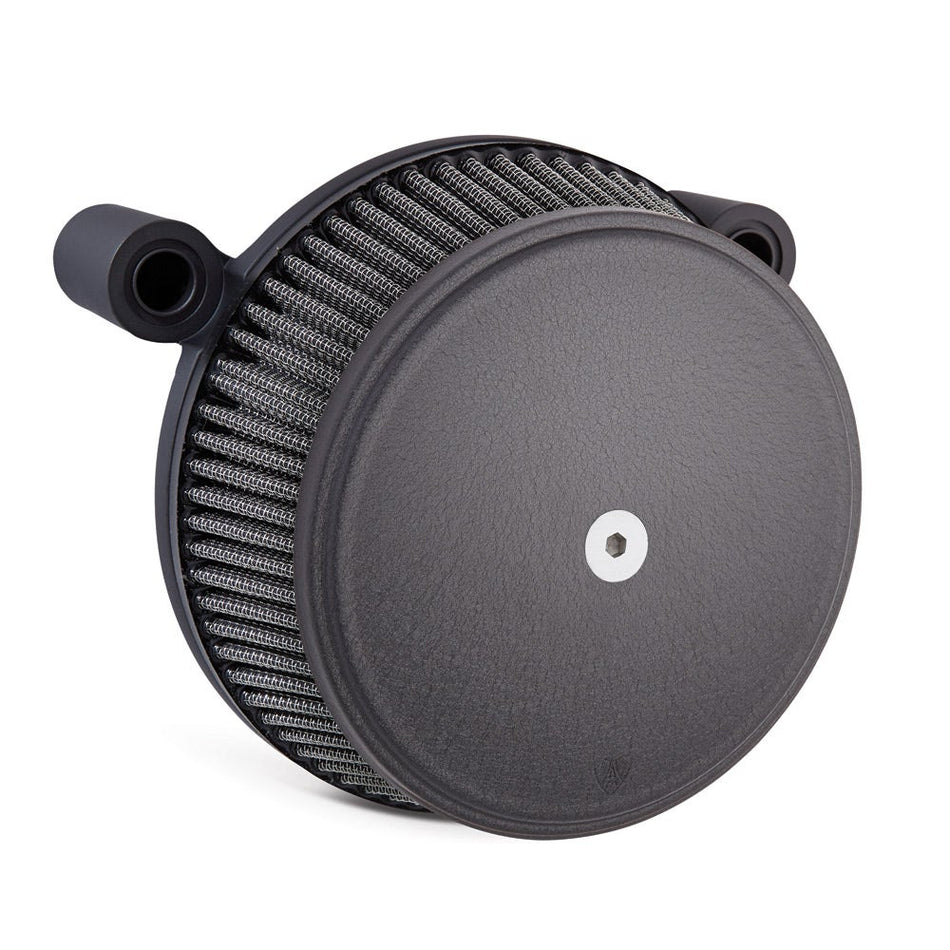Arlen Ness Black Stage 1 Big Sucker Air Stainless Filter w/ Cover Harley '08-'16
