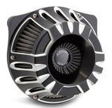 Arlen Ness Inverted Deep Cut Black Cut Stage 1 Air Cleaner Harley XL 91-16