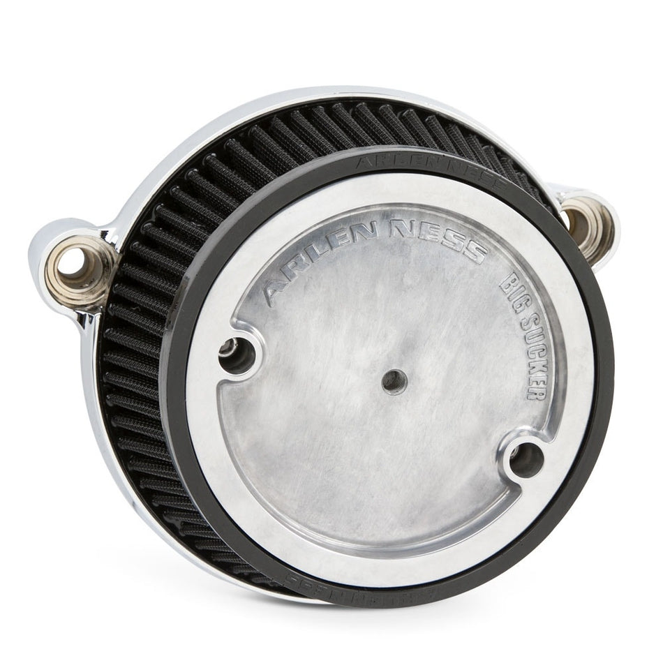 Arlen Ness 18-317 Big Sucker Stage 1 Air Cleaner Chrome Back Plate 17-18 Touring M8