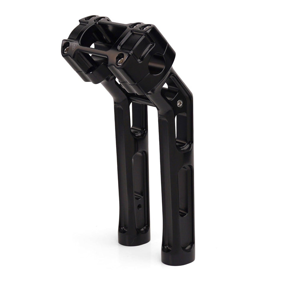 Arlen Ness Black Method Kickback 10" Risers for Harley 18- Softail