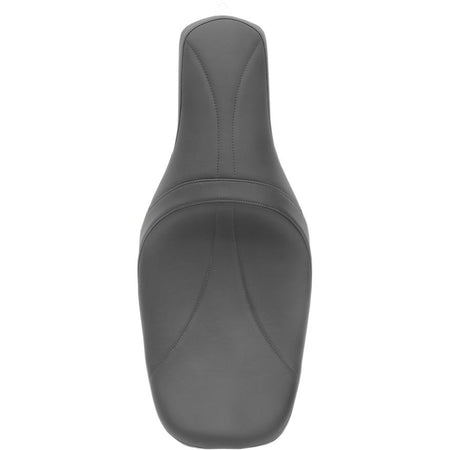 Drag Predator 2 up Mild Stitch Seat For Harley 10-15 FLH W/ Razor Back Stretched Tank | 0801-0974