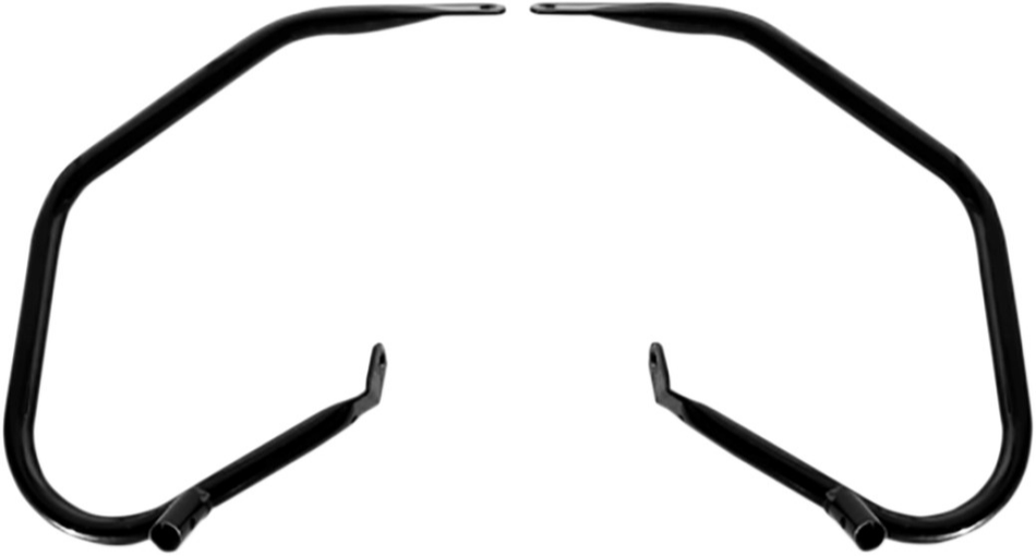 Drag Black Saddlebags Guards Support Kit OE Repl 4917909 Harley Touring 09-13