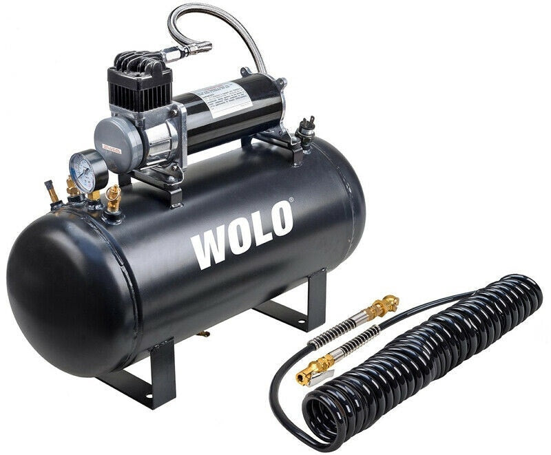 WOLO Air Rage 5 Gal Tank And Compressor Motor Kit 860 12v for Pneumatic Tools