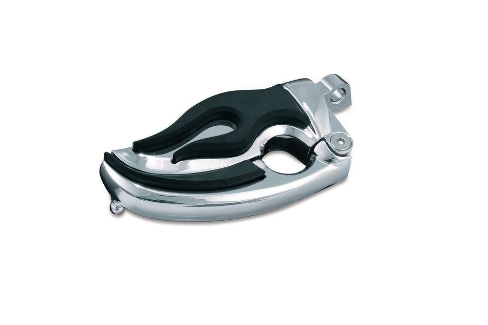 Kuryakyn 4411 Chrome Flamin' Switchblade Pegs w/ Male Mount Adapters Harley