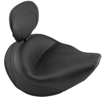 Mustang 79454 Black Original Solo Seat Wide Touring Backrest 06-14 Yamaha XV1900