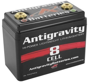 Antigravity Batteries 8 Cell Small Case Lithium-Ion Motorcycle Batteries AG-801
