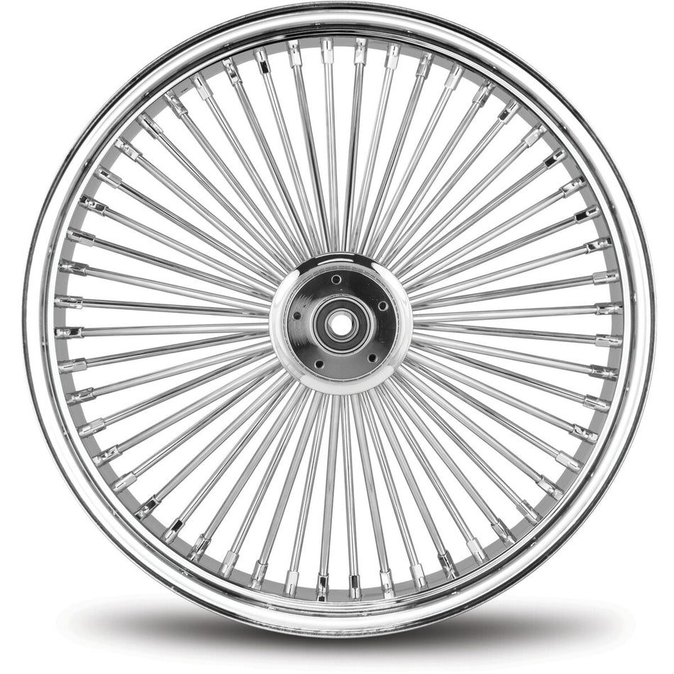 DNA Chrome Front Mammoth 52 Spoke 21x3.50 Wheel Harley 08-21 FLH/T Dual Disc