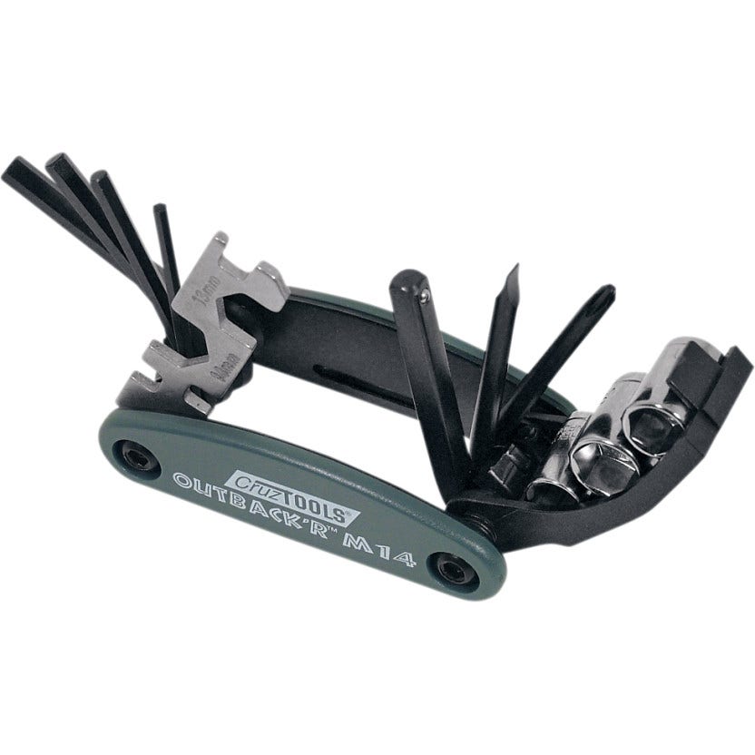 CruzTools Outback'R M14 Folding Multi Tool Kit 4 Metric Motorcycle  OM14