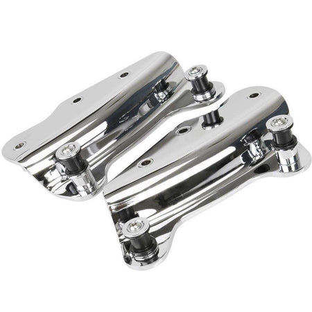 Chrome Detachable 4 Point Docking Hardware Kit 09-13 Harley-Davidson Touring Models
