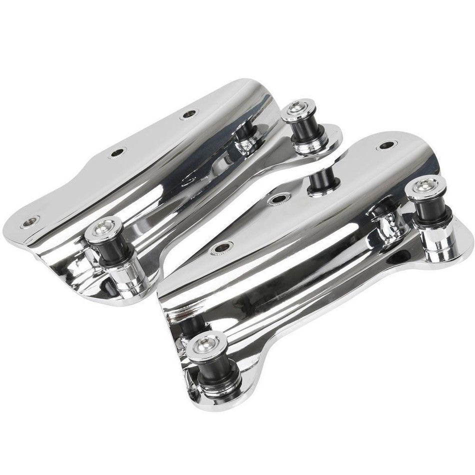 Chrome Detachable 4 Point Docking Hardware Kit 09-13 Harley-Davidson Touring Models