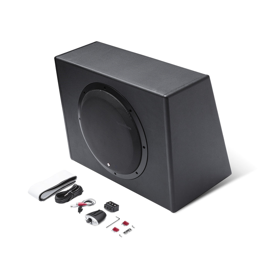 Rockford Fosgate P300-12 12" 300 Watt Amplified Subwoofer Universal Automotive