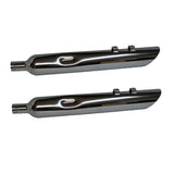 Jones Exhaust JAC430MC250 Full Boar Angle Cut Slip-On Muffler Baffle 95-16 FLH
