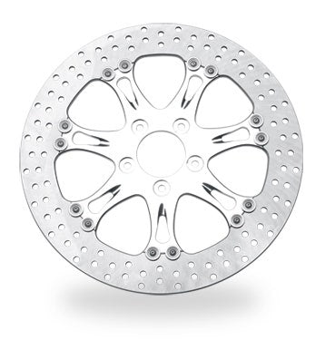 Performance Machine PM Heathen Paramount Polished Front 13" Brake Rotor Harley