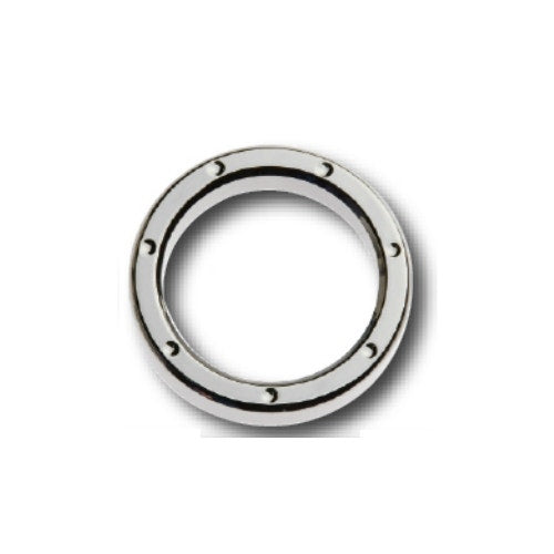 Chrome Dimpled Speedometer Covers Bezels Harley Touring FLHT/X 96-13