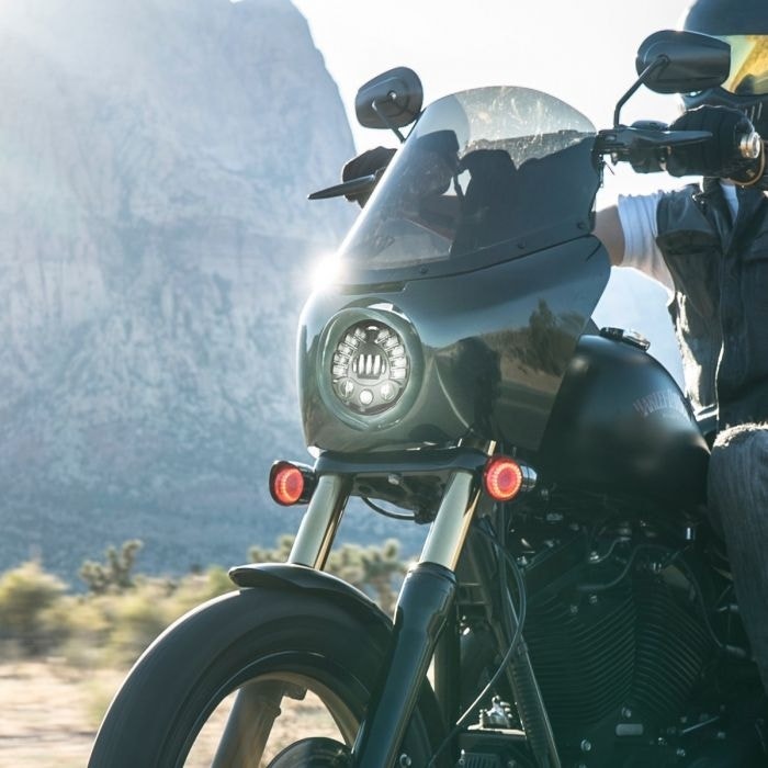 Custom Dynamics ProBeam Chrome Adaptive 2 5.75" Headlamp Harley FLH 14-20