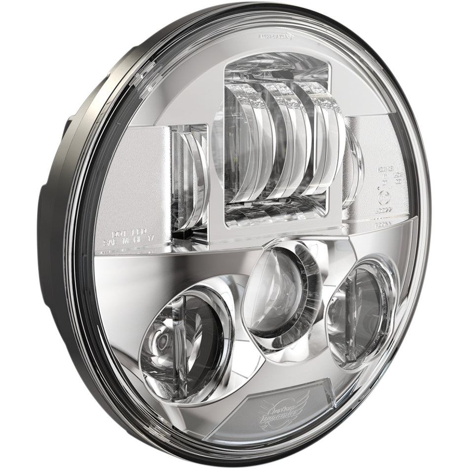 ProBeam PB-7-IND-C Chrome 7" LED Headlamp Plug N Play  15-19 Indian Motorcycles