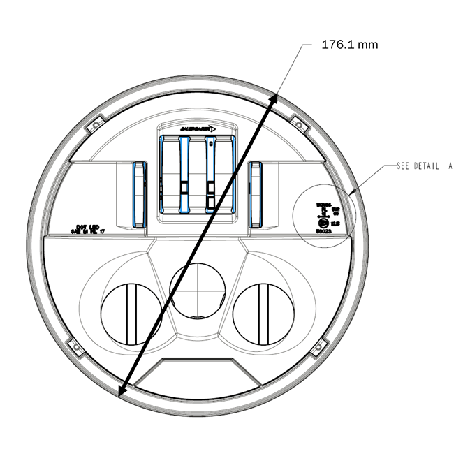 ProBeam PB-7-IND-B Black 7" LED Headlamp Plug N Play  15-19 Indian Motorcycles