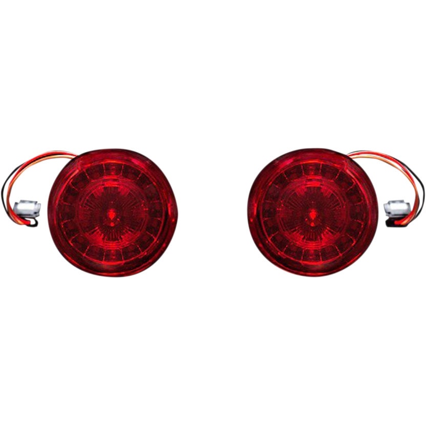 Custom Dynamics PROBEAM® JAE Rear Turn Signals Dynamic Ringz w/ Red Lenses