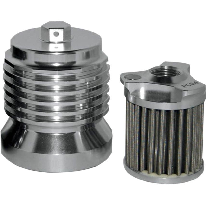 PC Racing PCS4C Reusable Stainless Oil Filter 82-18 Harley V-Twin 030093