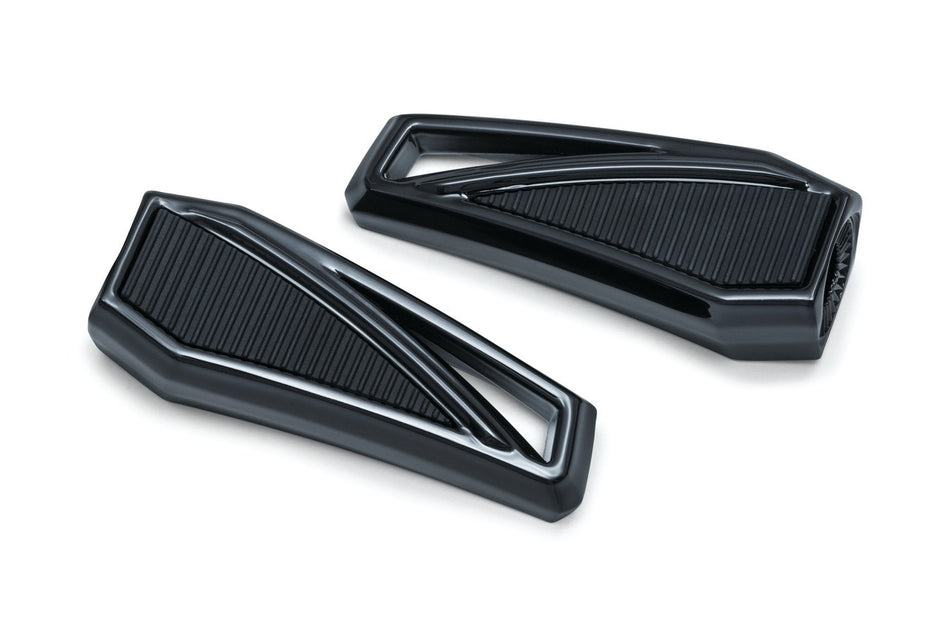 Kuryakyn 5761 Black Phantom Footpegs without Adapters Harley OEM Stock Mounts