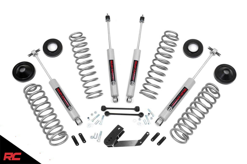 Rough Country PERF694 3.25" Lift Kit N3 Shocks for 07-18 Jeep Wrangler JK 4 Door
