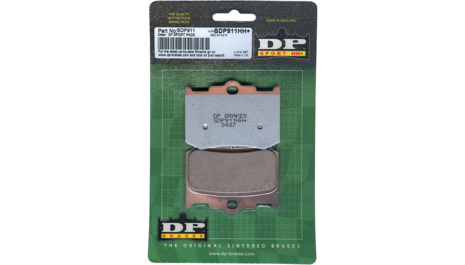 Performance Machine Replacement Brake Pads Sport Compound SDP911HH+