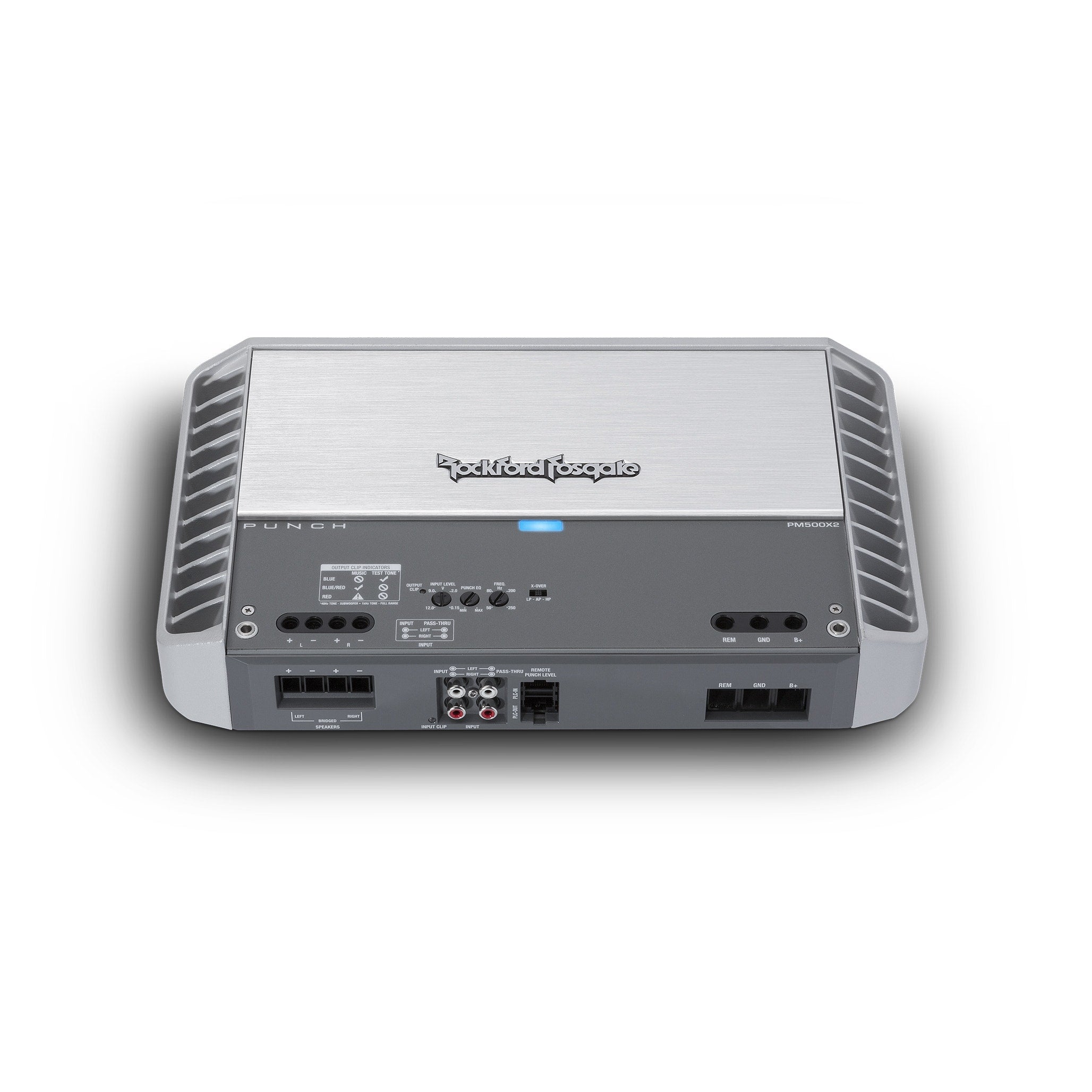 Purchase Rockford Fosgate PM500X2 Punch Marine 500 Watt 2-Channel Amplifier from Eastern Performance Cycles. Great prices and free shipping!