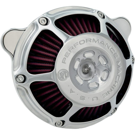 Performance Machine MaxHP Chrome Stage 1 Air Cleaner Harley CV EFI 93-15 | 0206-2078-CH