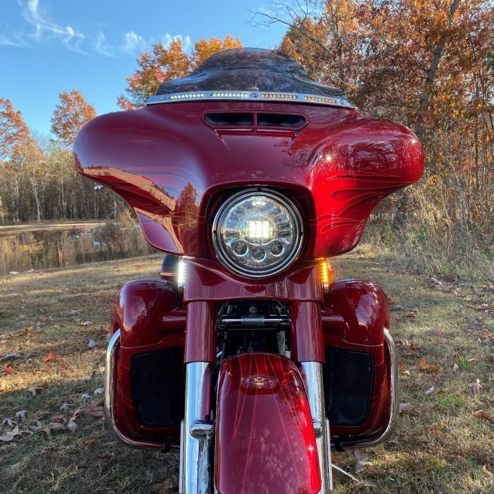 Custom Dynamics ProBeam Chrome Flush Dynamic Strips V2 Turn Signal FLH 97-13