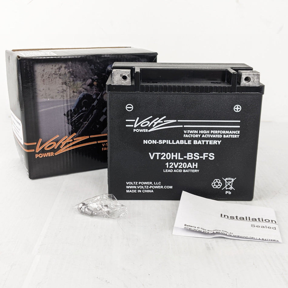 Voltz ETX20L 20L Power High Performance 12v 290cca 20AH AGM Battery