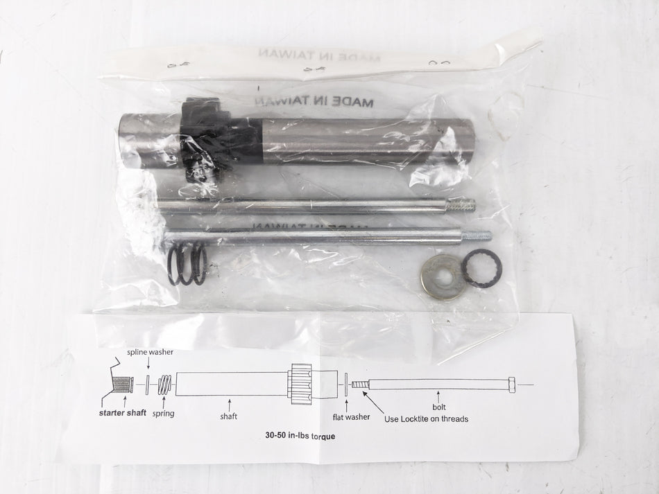 V-Factor 1 Piece Starter Jackshaft Kit 9 Tooth .871 Bushing Harley Big Twin 89-93