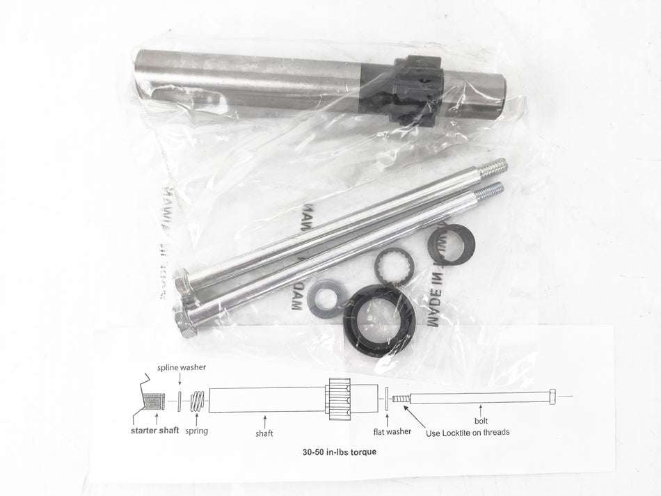 V-Factor 1 Piece Starter Jackshaft Kit 10T .689 Bushing Harley Big Twin 94-Up