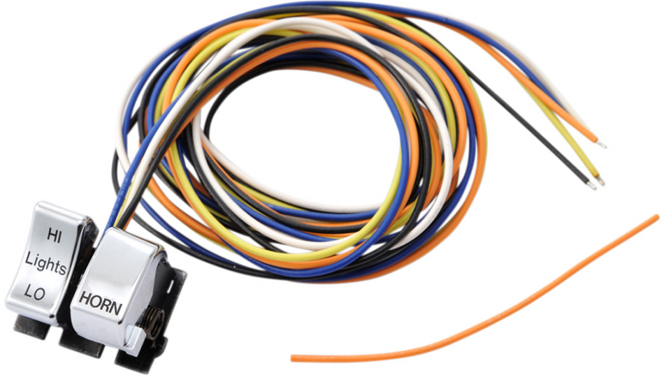 Replacement Dimmer/Horn Switches Chrome For Harley-Davidson 1984-1995