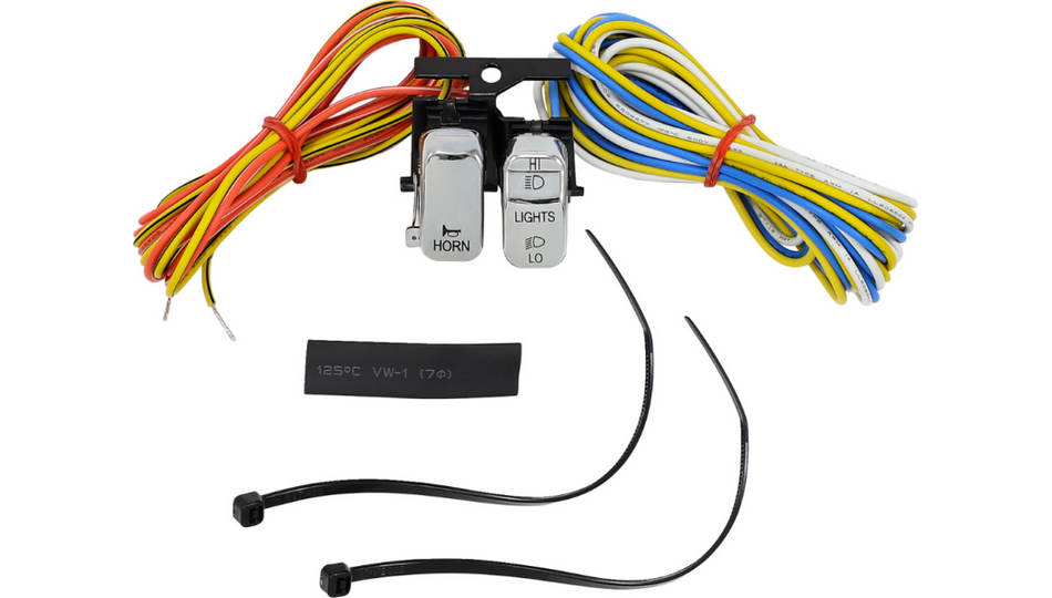 Replacement Dimmer/Horn Switches Chrome For Harley-Davidson 1996-2013