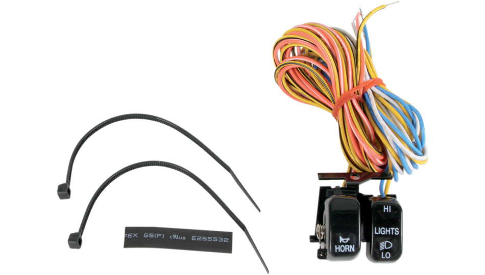Replacement Dimmer/Horn Switches Black For Harley-Davidson 1996-2013