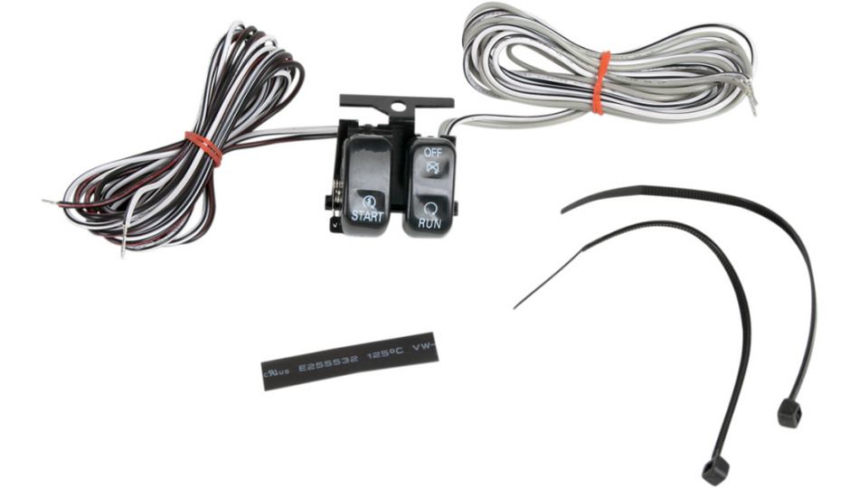 Replacement Start/Stop Switches Black For Harley-Davidson 1996-2013