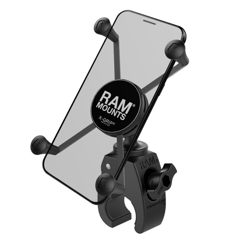 RAM Complete Kit Tough-Claw Mount w/ Universal X-Grip Large Phone Cradle