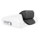 Hogworkz Razor Tour Pack Slim Backrest Chrome Hardware for Harley FLH '97-'24