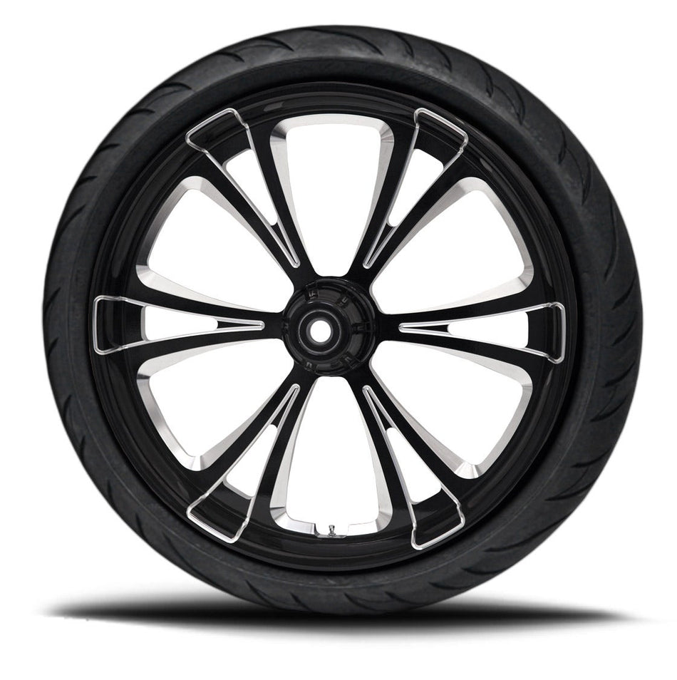 RC Components Eclipse Patriot Eagle 21" Wheel Tire & Rotors 08-16 FLH/T Dual Disc 111E