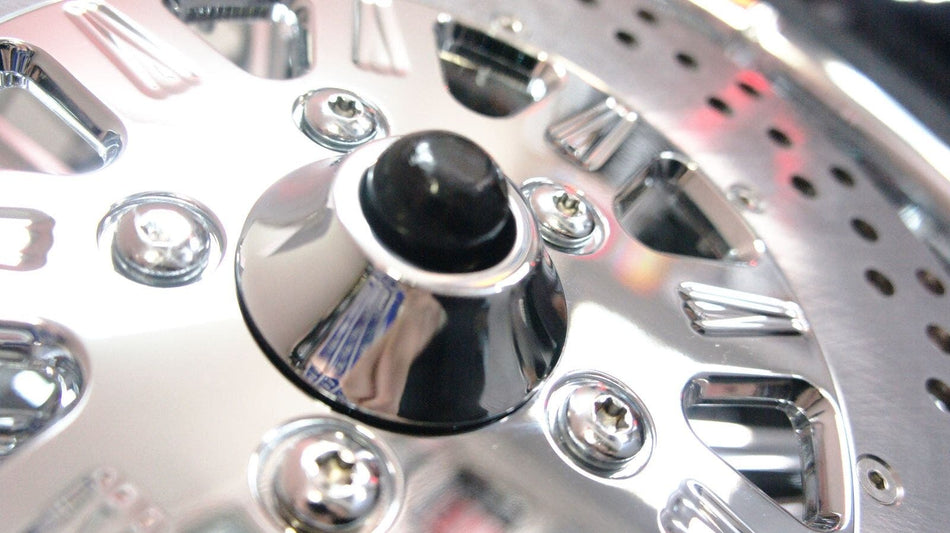 RC Chrome Front 1" Tapered Axle Wheel Spacers For Harley Flh Bagger '00-'07