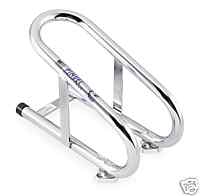 Pingel Chrome 3.5" Removable Motorcycle Wheel Chock for Wheel up to 3.5" Wide
