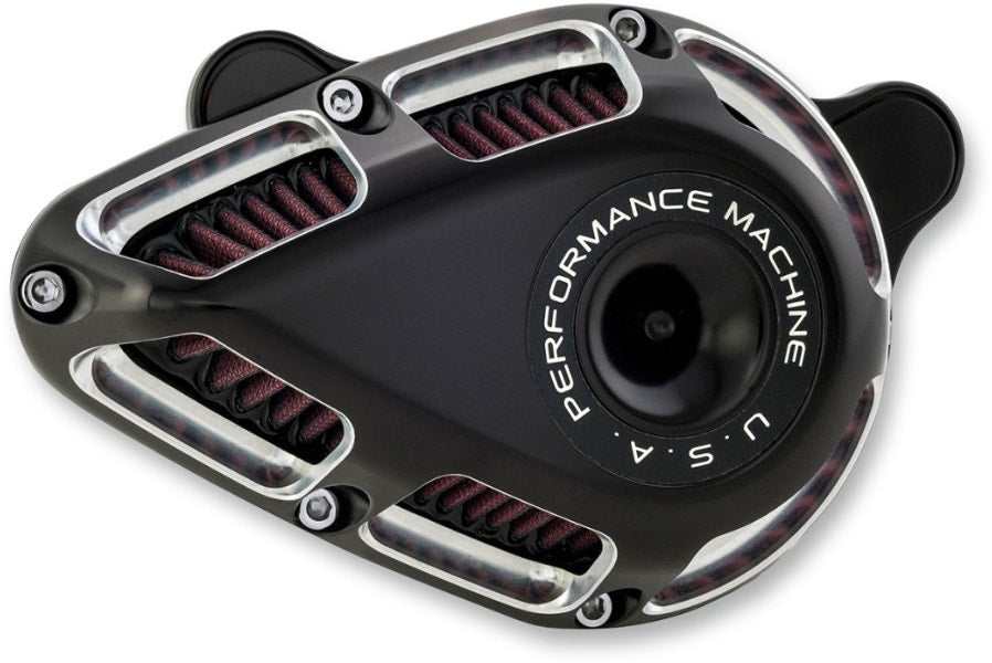 Performance Machine Jet Air Cleaner Contrast Cut Harley Milwaukee Eight 17-Up