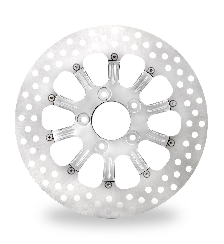 Performance Machine PM Revel Chrome 11.8 Front Brake Rotor Harley