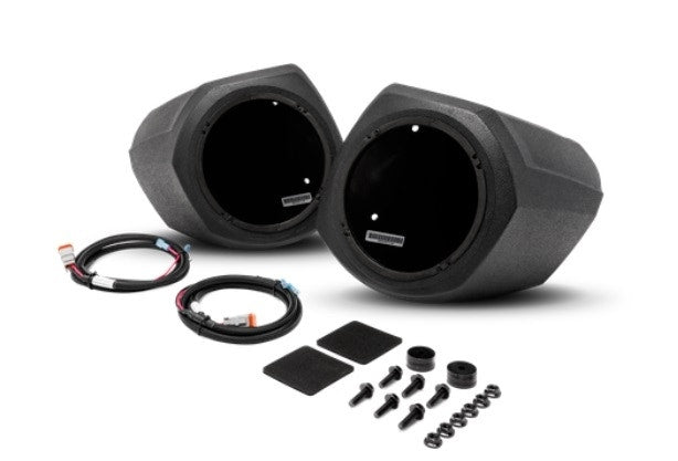 Rockford Fosgate RFGNRL-FSE Front Enclosures & M2-65 Speaker 16-19 Polaris GNL