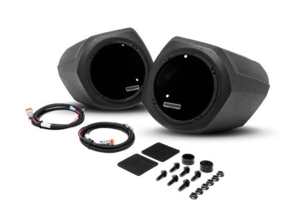 Rockford Fosgate RFGNRL-FSE Front Enclosures & M2-65B Speaker 16-19 Polaris GNL