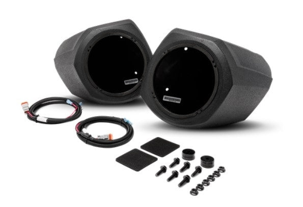 Rockford Fosgate RFGNRL-FSE Front Enclosures & M1-65 Speakers 16-19 Polaris GNL