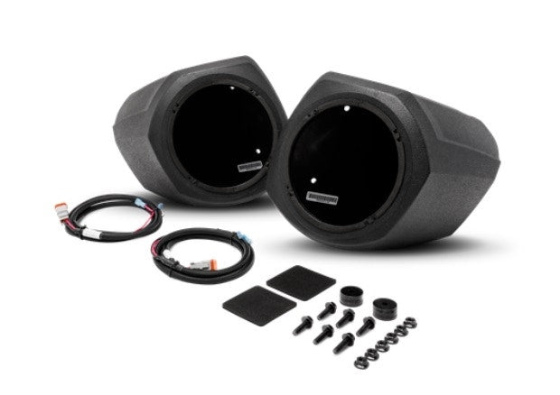 Rockford Fosgate RFGNRL-FSE Front Enclosures & M1-65B Speaker 16-19 Polaris GNL